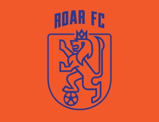 Projekt logo dla firmy ROAR FC | Projektowanie logo
